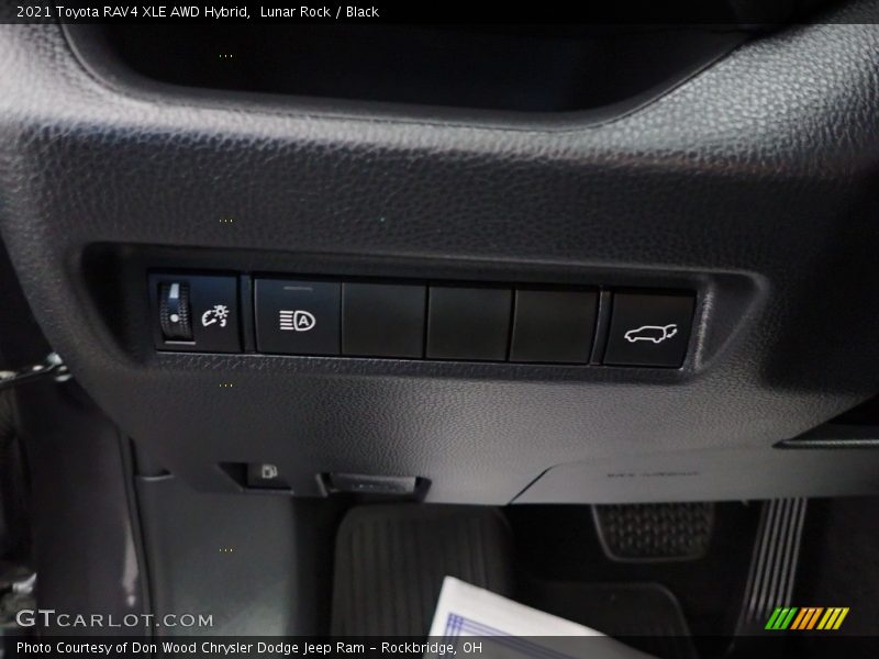 Lunar Rock / Black 2021 Toyota RAV4 XLE AWD Hybrid