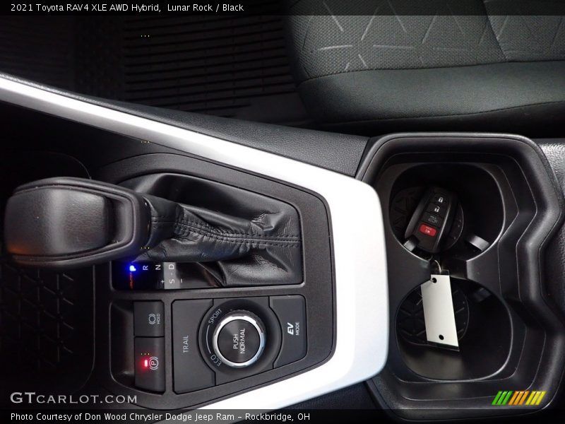 Lunar Rock / Black 2021 Toyota RAV4 XLE AWD Hybrid