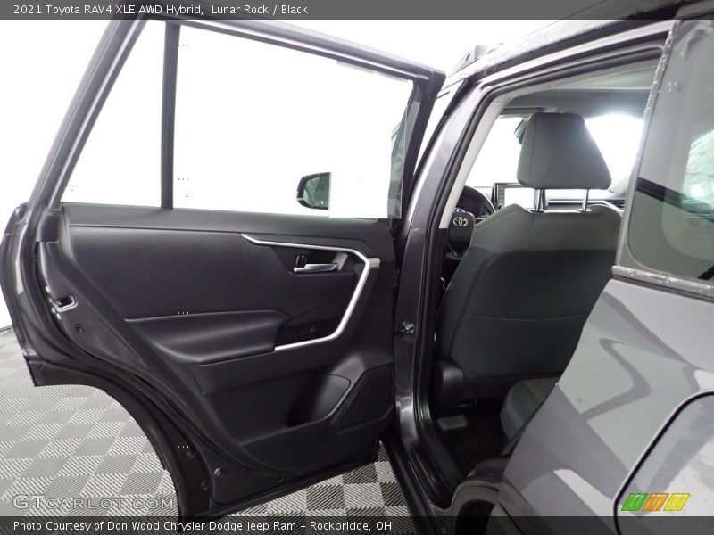 Lunar Rock / Black 2021 Toyota RAV4 XLE AWD Hybrid