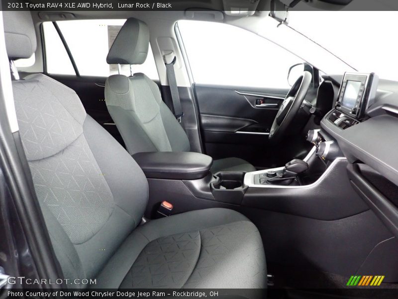 Lunar Rock / Black 2021 Toyota RAV4 XLE AWD Hybrid