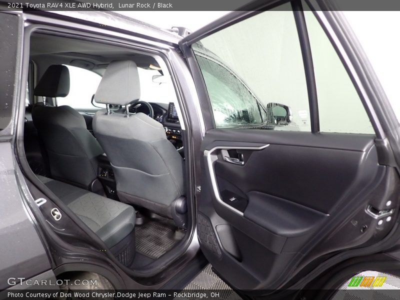 Lunar Rock / Black 2021 Toyota RAV4 XLE AWD Hybrid
