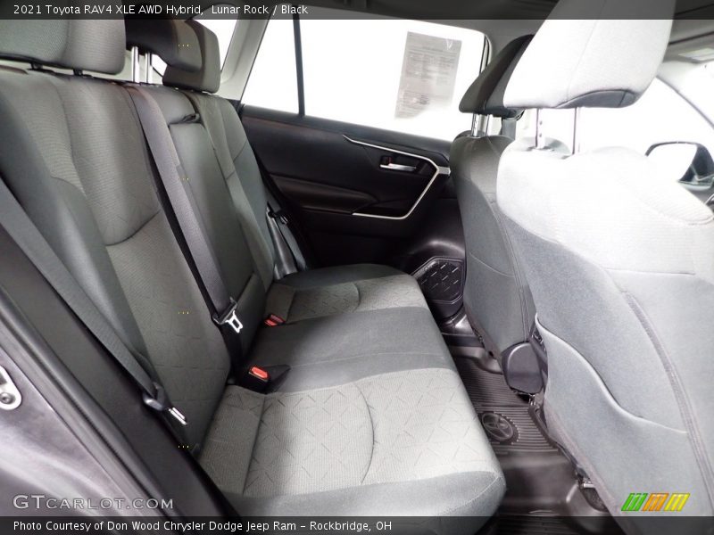Lunar Rock / Black 2021 Toyota RAV4 XLE AWD Hybrid