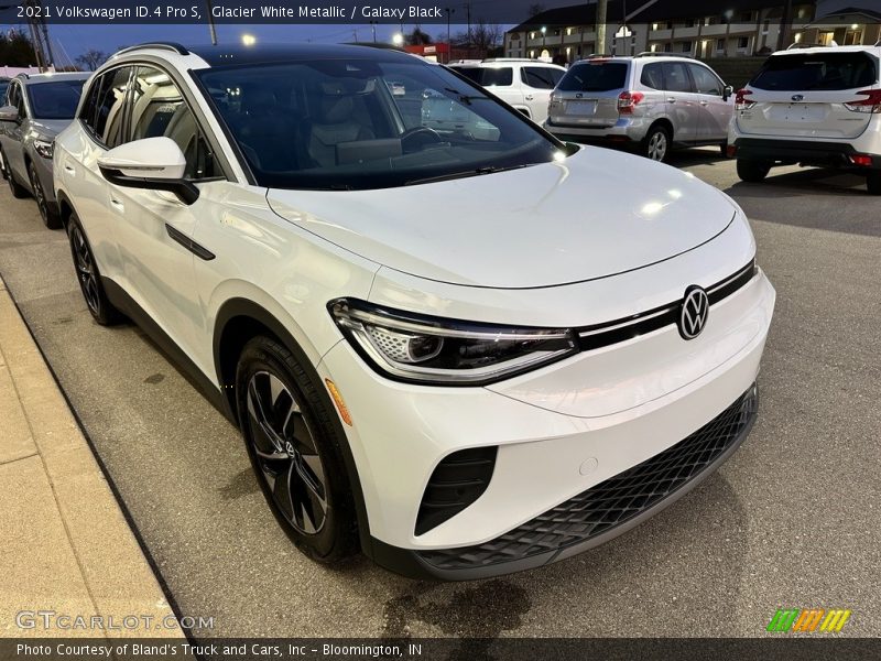 Glacier White Metallic / Galaxy Black 2021 Volkswagen ID.4 Pro S