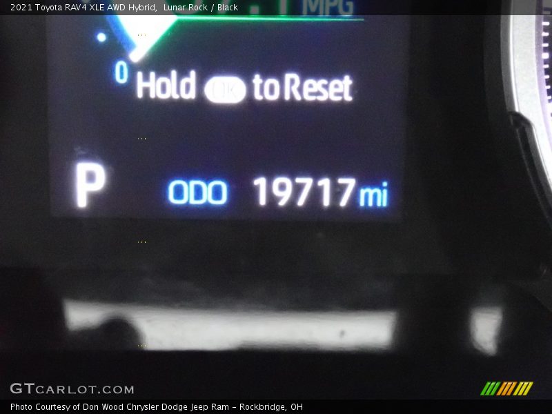 Lunar Rock / Black 2021 Toyota RAV4 XLE AWD Hybrid