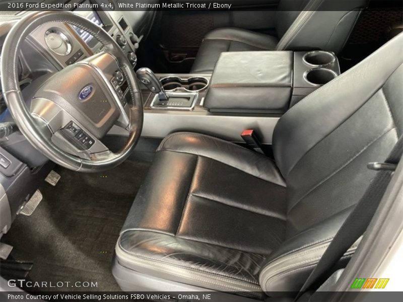 Front Seat of 2016 Expedition Platinum 4x4