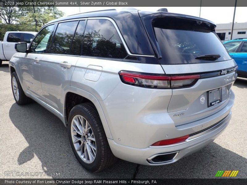 Silver Zynith / Global Black 2023 Jeep Grand Cherokee Summit 4x4