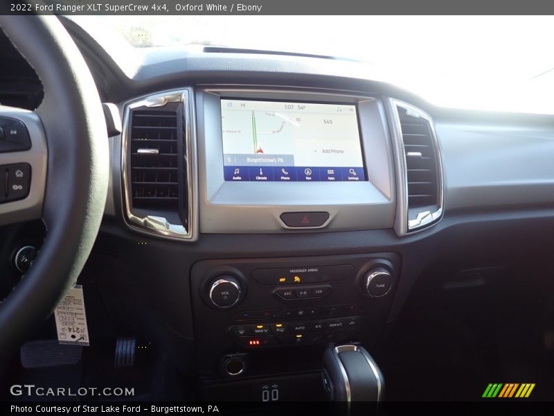 Oxford White / Ebony 2022 Ford Ranger XLT SuperCrew 4x4