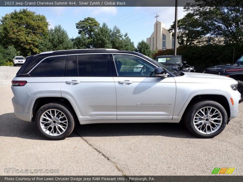 Silver Zynith / Global Black 2023 Jeep Grand Cherokee Summit 4x4