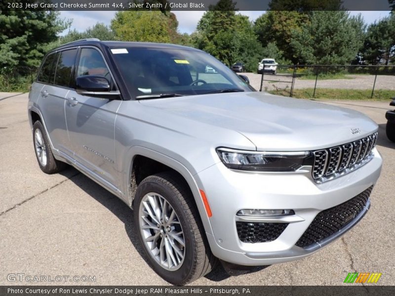 Silver Zynith / Global Black 2023 Jeep Grand Cherokee Summit 4x4