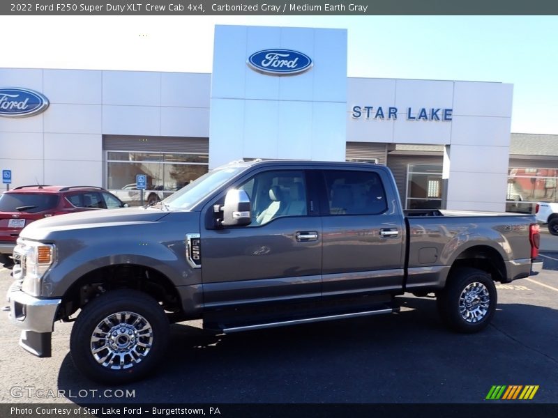 Carbonized Gray / Medium Earth Gray 2022 Ford F250 Super Duty XLT Crew Cab 4x4