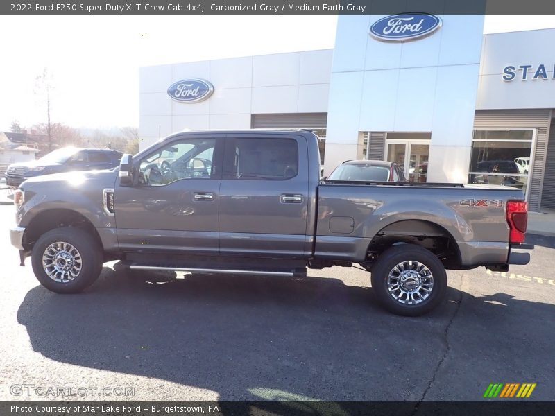 Carbonized Gray / Medium Earth Gray 2022 Ford F250 Super Duty XLT Crew Cab 4x4
