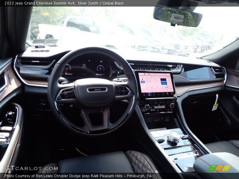 Silver Zynith / Global Black 2023 Jeep Grand Cherokee Summit 4x4