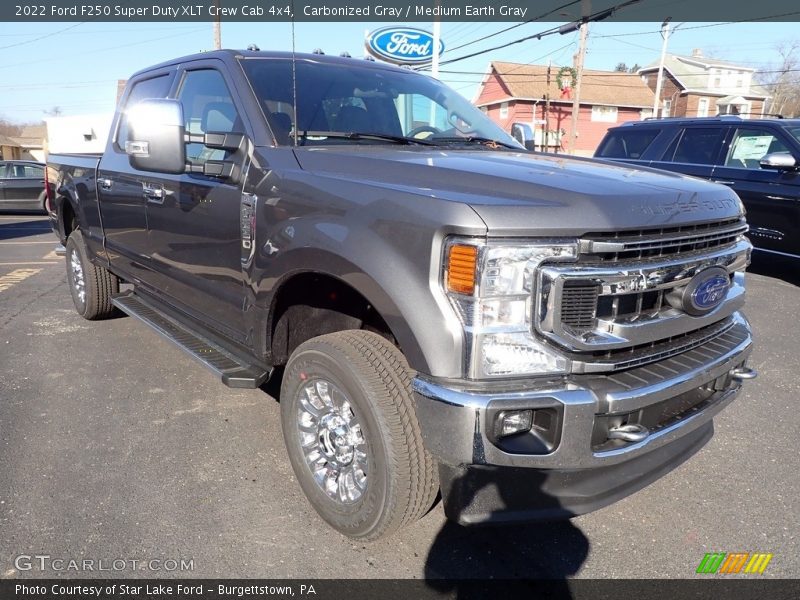 Carbonized Gray / Medium Earth Gray 2022 Ford F250 Super Duty XLT Crew Cab 4x4