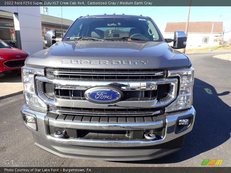 Carbonized Gray / Medium Earth Gray 2022 Ford F250 Super Duty XLT Crew Cab 4x4