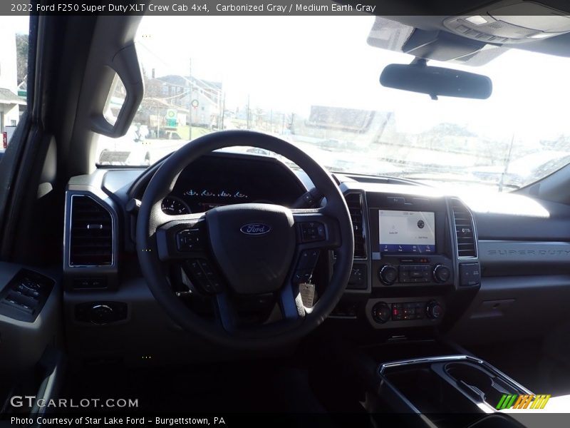 Carbonized Gray / Medium Earth Gray 2022 Ford F250 Super Duty XLT Crew Cab 4x4