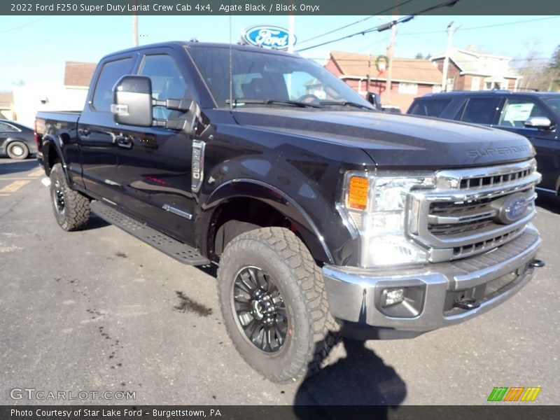 Agate Black / Black Onyx 2022 Ford F250 Super Duty Lariat Crew Cab 4x4