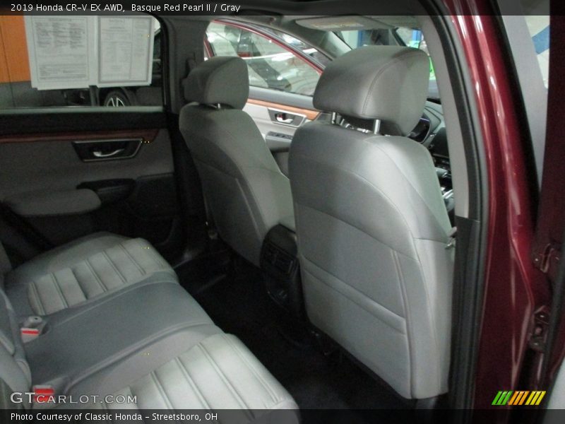 Basque Red Pearl II / Gray 2019 Honda CR-V EX AWD