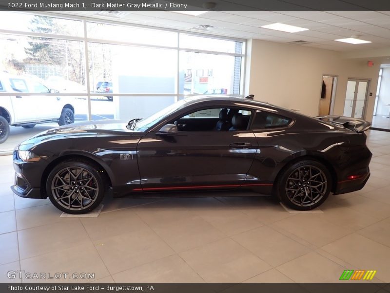 Dark Matter Gray Metallic / Ebony 2022 Ford Mustang Mach 1