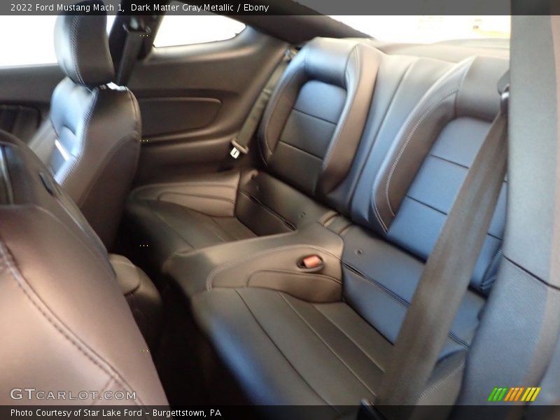 Rear Seat of 2022 Mustang Mach 1