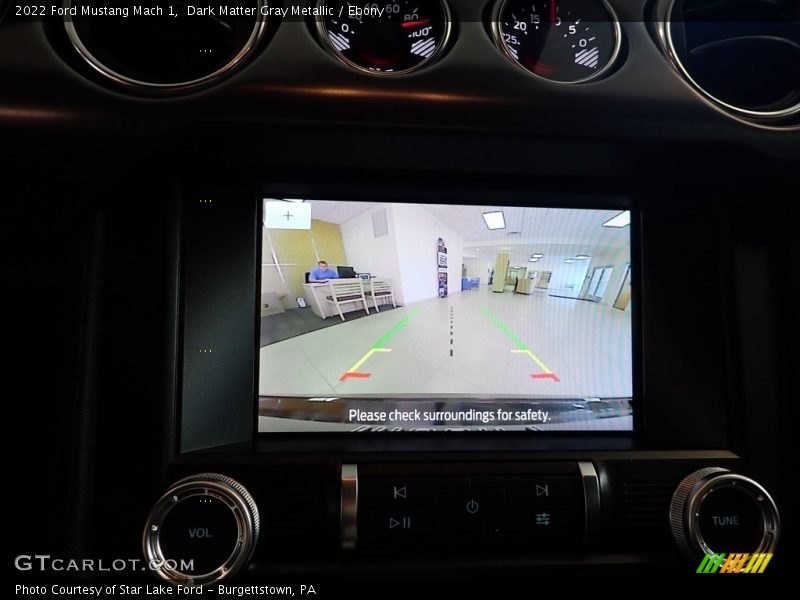 Navigation of 2022 Mustang Mach 1