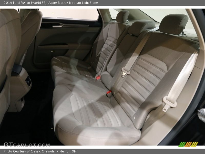 Agate Black / Medium Light Stone 2019 Ford Fusion Hybrid SE