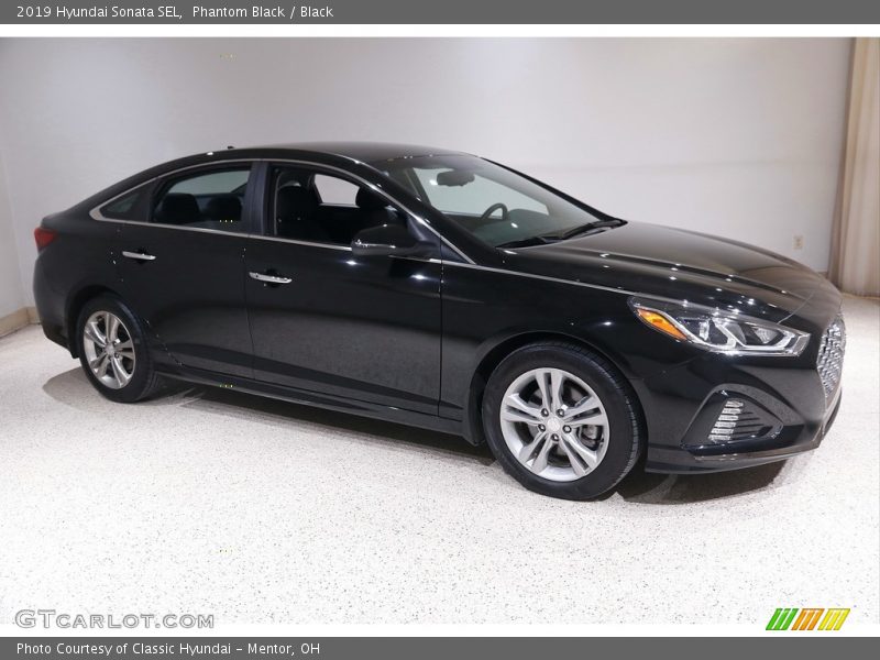 Phantom Black / Black 2019 Hyundai Sonata SEL