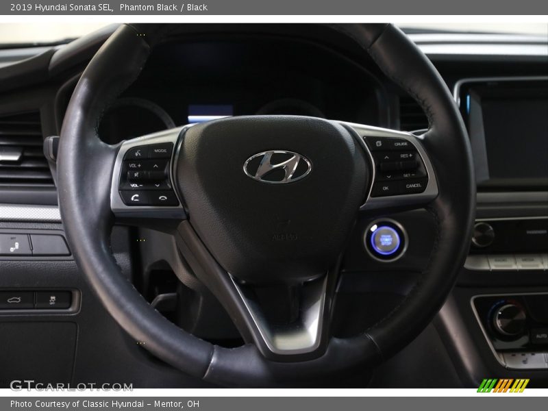 Phantom Black / Black 2019 Hyundai Sonata SEL