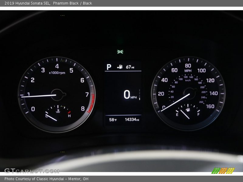 Phantom Black / Black 2019 Hyundai Sonata SEL