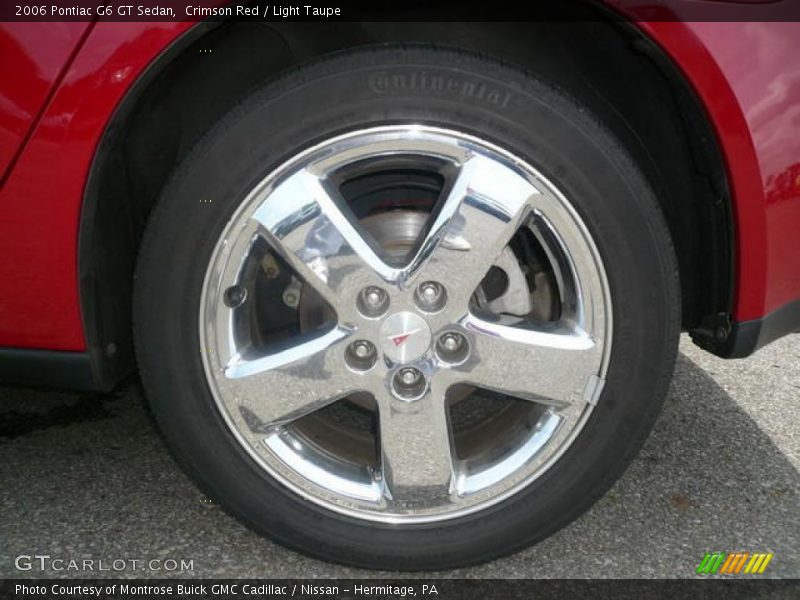 Crimson Red / Light Taupe 2006 Pontiac G6 GT Sedan