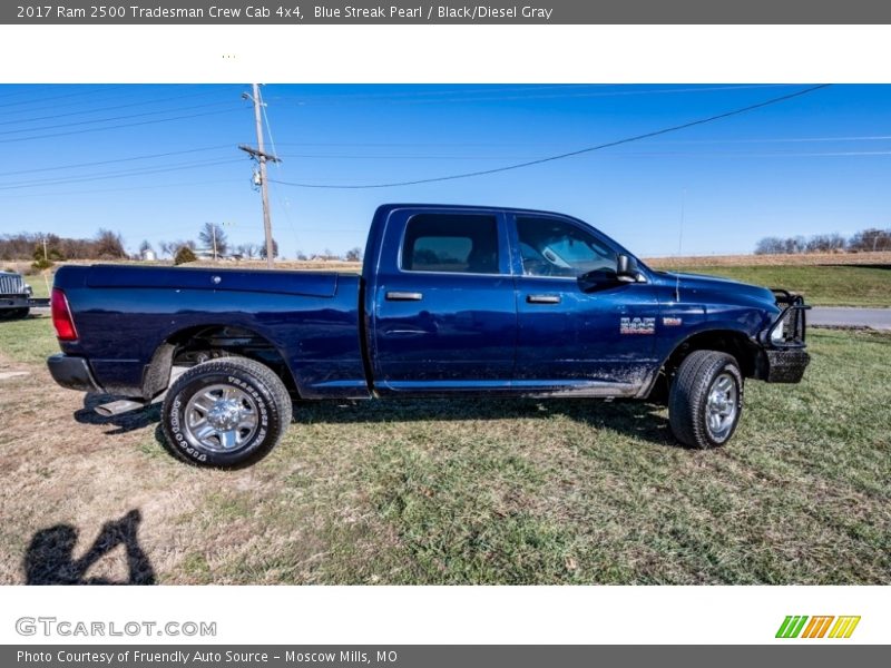 Blue Streak Pearl / Black/Diesel Gray 2017 Ram 2500 Tradesman Crew Cab 4x4