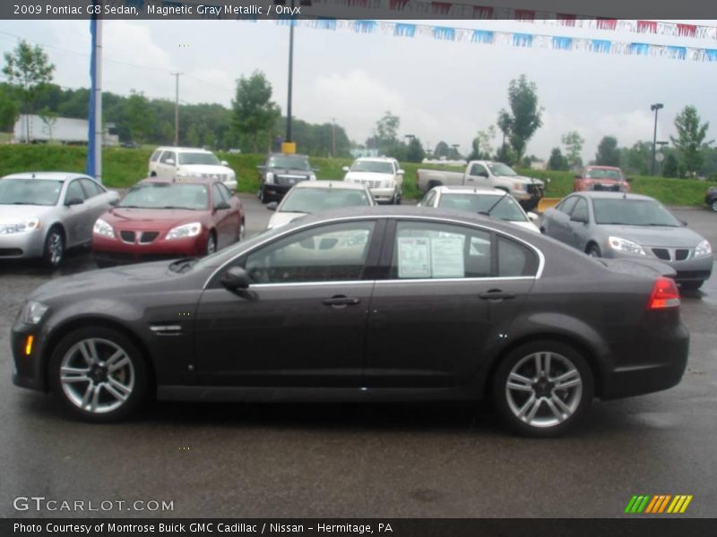 Magnetic Gray Metallic / Onyx 2009 Pontiac G8 Sedan