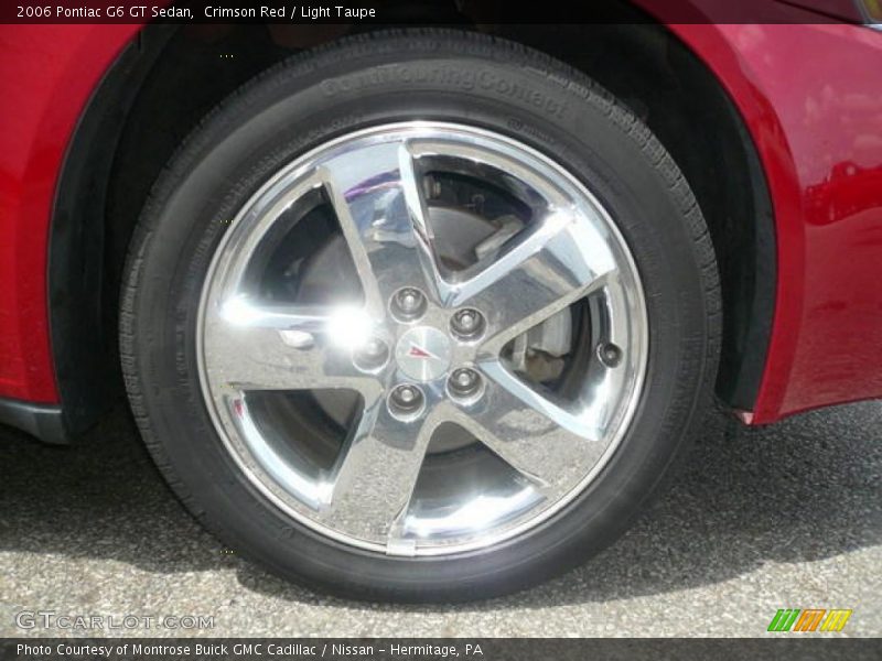 Crimson Red / Light Taupe 2006 Pontiac G6 GT Sedan