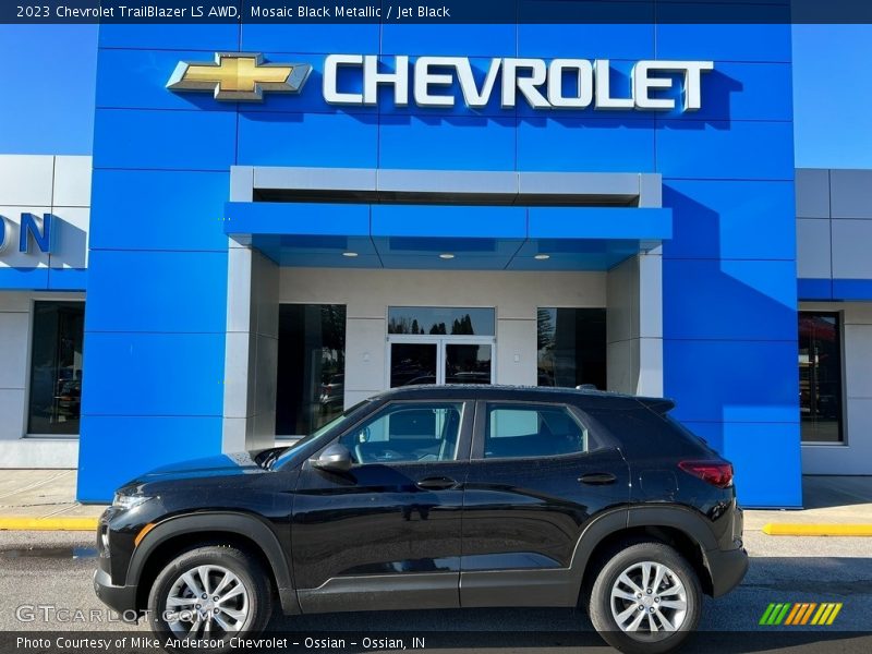 Mosaic Black Metallic / Jet Black 2023 Chevrolet TrailBlazer LS AWD