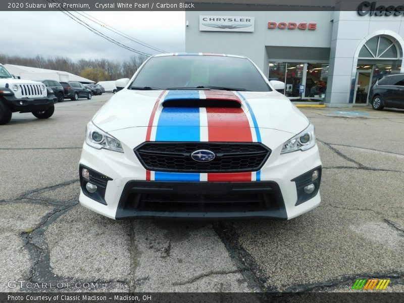 Crystal White Pearl / Carbon Black 2020 Subaru WRX Premium