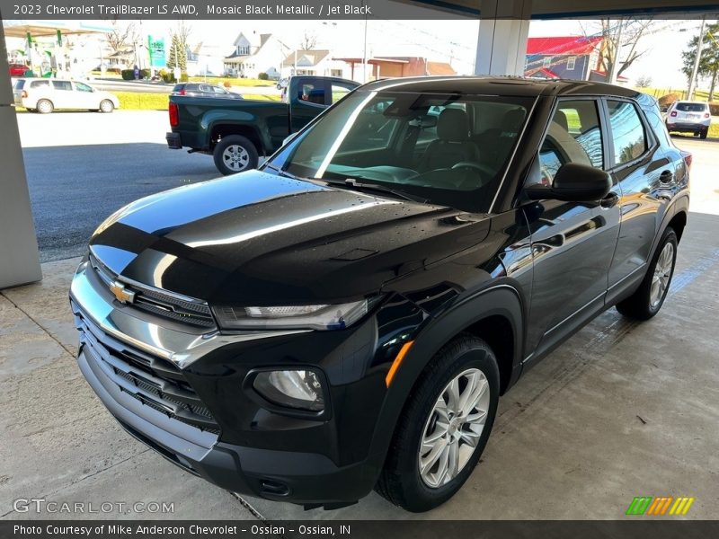 Mosaic Black Metallic / Jet Black 2023 Chevrolet TrailBlazer LS AWD