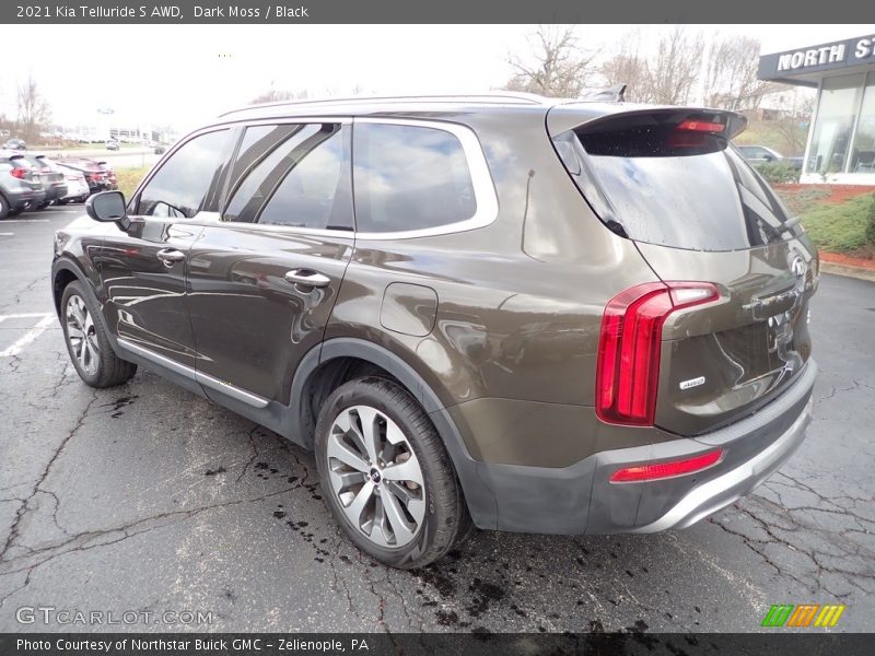 Dark Moss / Black 2021 Kia Telluride S AWD