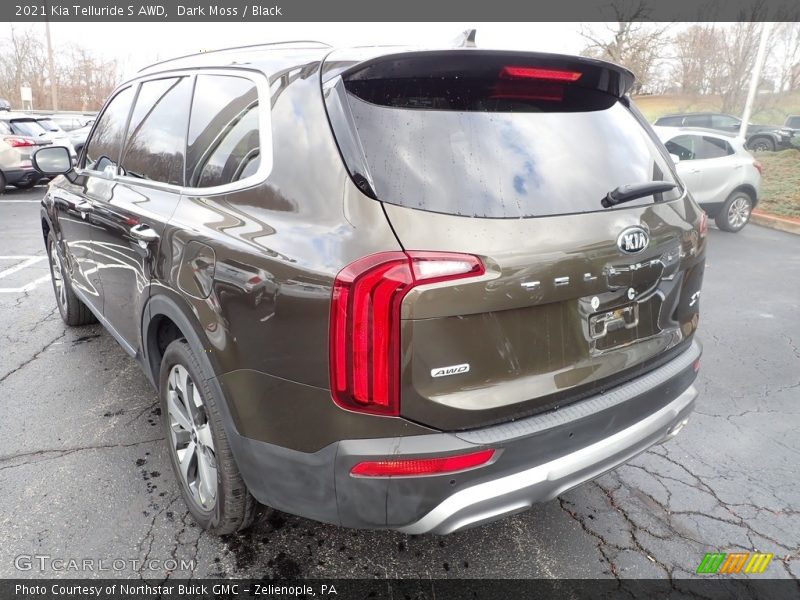 Dark Moss / Black 2021 Kia Telluride S AWD