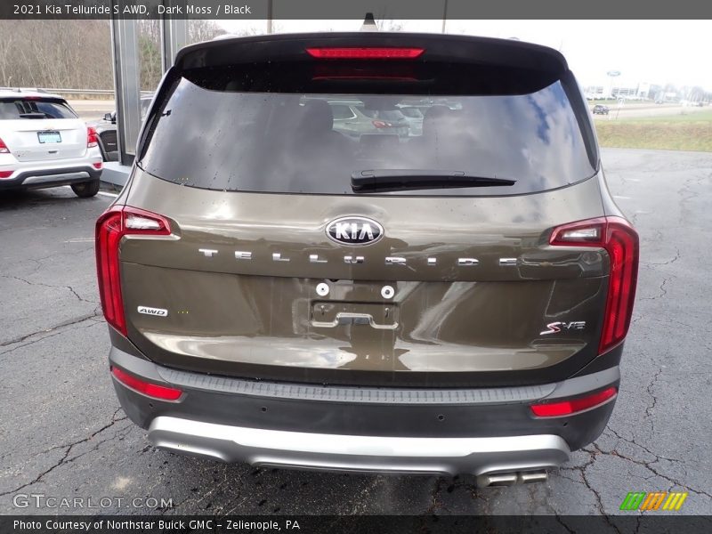 Dark Moss / Black 2021 Kia Telluride S AWD