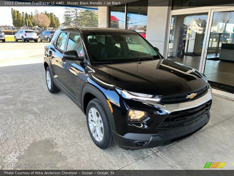 Mosaic Black Metallic / Jet Black 2023 Chevrolet TrailBlazer LS AWD