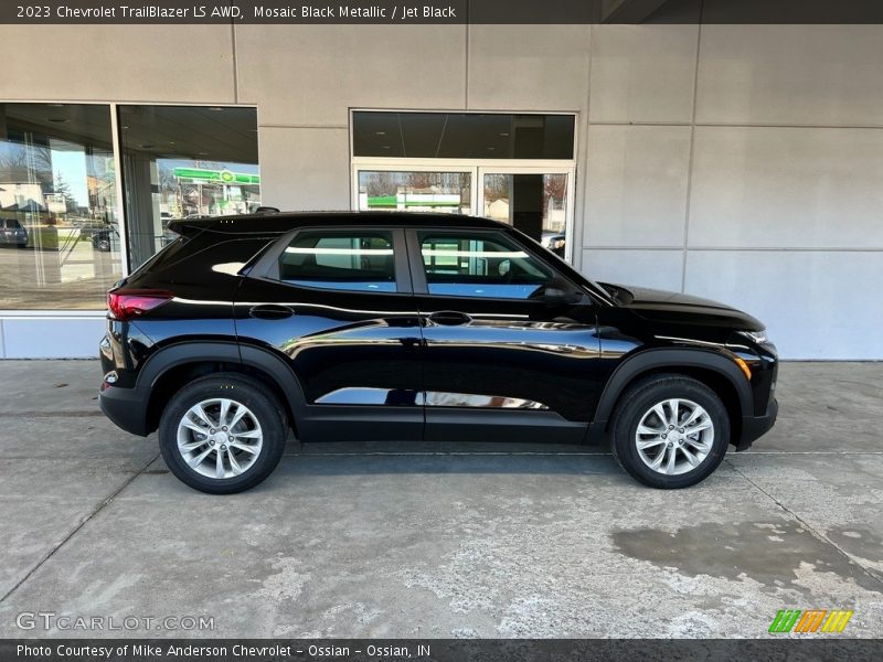 Mosaic Black Metallic / Jet Black 2023 Chevrolet TrailBlazer LS AWD