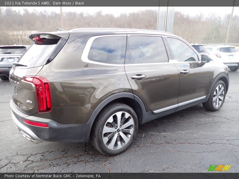 Dark Moss / Black 2021 Kia Telluride S AWD