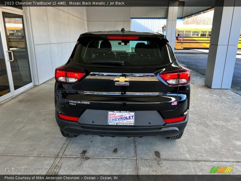 Mosaic Black Metallic / Jet Black 2023 Chevrolet TrailBlazer LS AWD