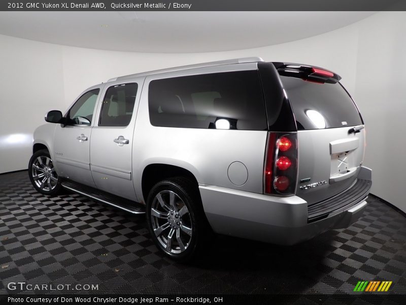 Quicksilver Metallic / Ebony 2012 GMC Yukon XL Denali AWD
