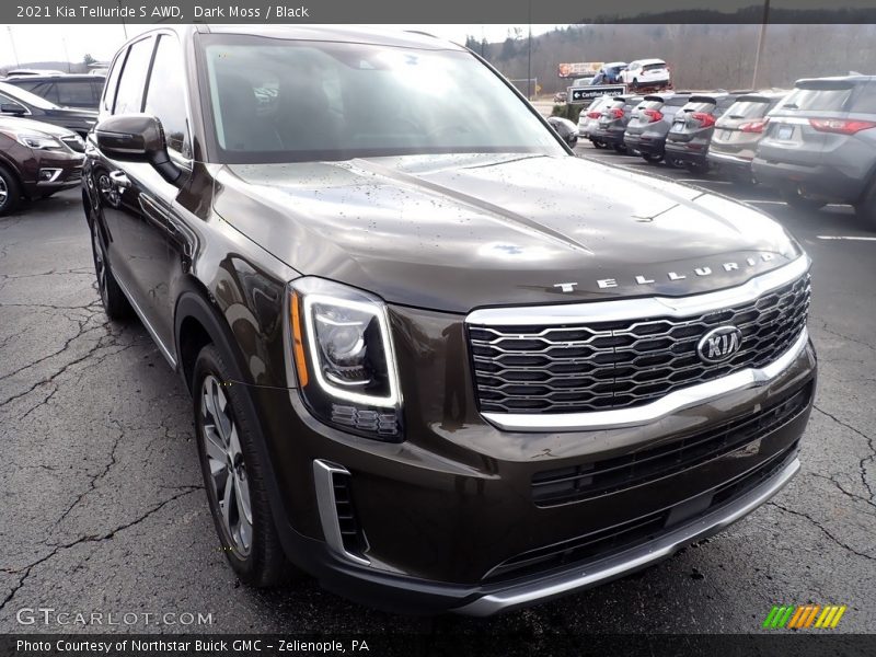 Dark Moss / Black 2021 Kia Telluride S AWD
