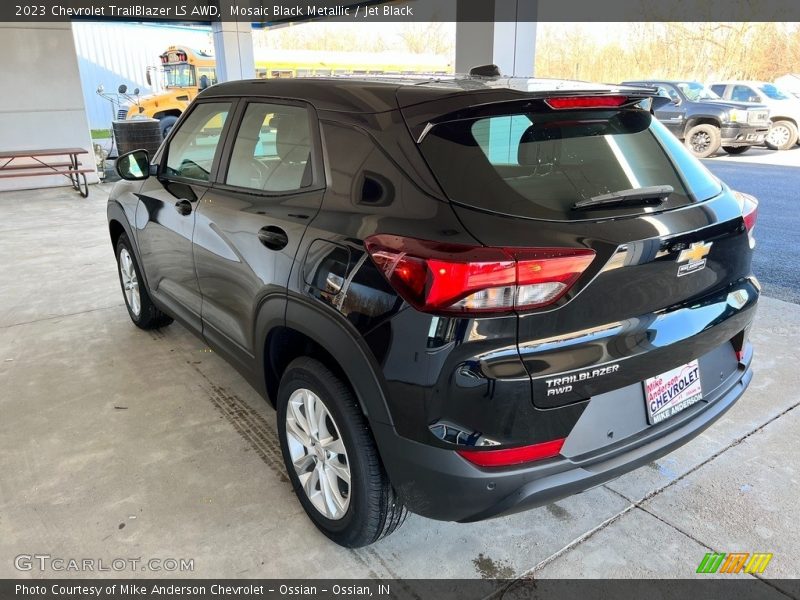Mosaic Black Metallic / Jet Black 2023 Chevrolet TrailBlazer LS AWD