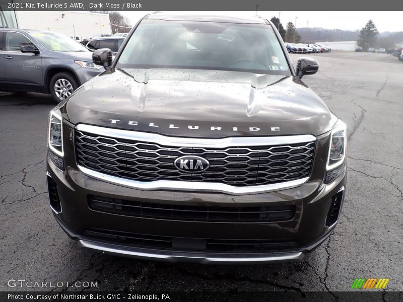 Dark Moss / Black 2021 Kia Telluride S AWD