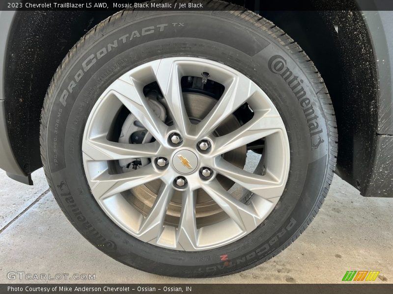 Mosaic Black Metallic / Jet Black 2023 Chevrolet TrailBlazer LS AWD