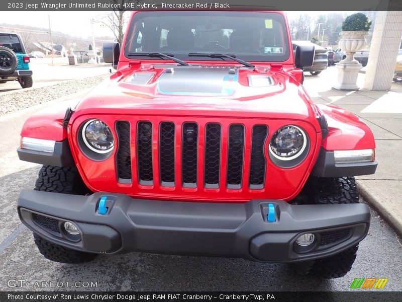 Firecracker Red / Black 2023 Jeep Wrangler Unlimited Rubicon 4XE Hybrid