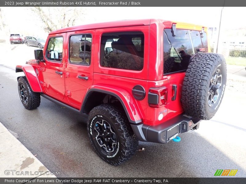 Firecracker Red / Black 2023 Jeep Wrangler Unlimited Rubicon 4XE Hybrid