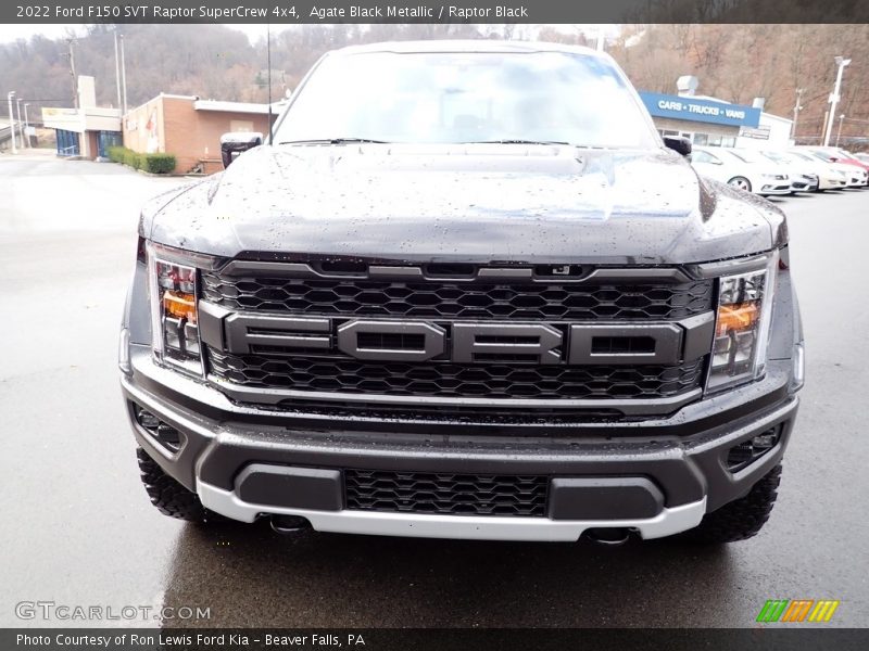 Agate Black Metallic / Raptor Black 2022 Ford F150 SVT Raptor SuperCrew 4x4